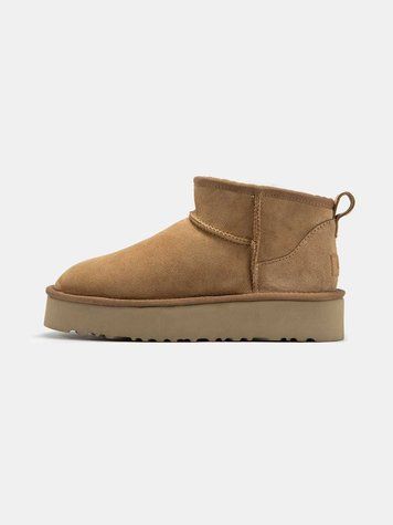 Угги на платформі UGG Ultra Mini Platform Chestnut 13518-Каштановий-36 фото