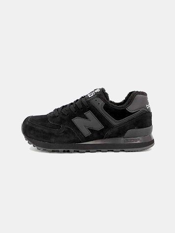 Кросівки New Balance 574 Black Winter (зимові) 03714-Чорний-36 фото