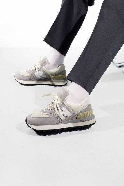 Кросівки NB New Balance 574 Legacy Grey Beige 10782-Сірий-36 фото