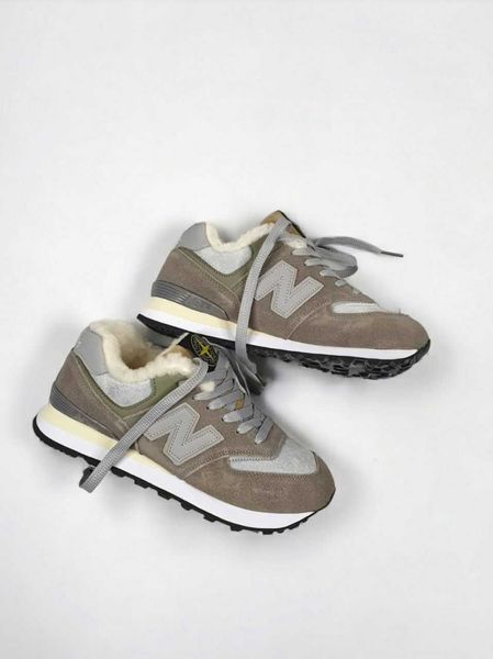 Кросівки New Balance 574 Stone Island Winter (зимові) 14066-Сірий-41 фото