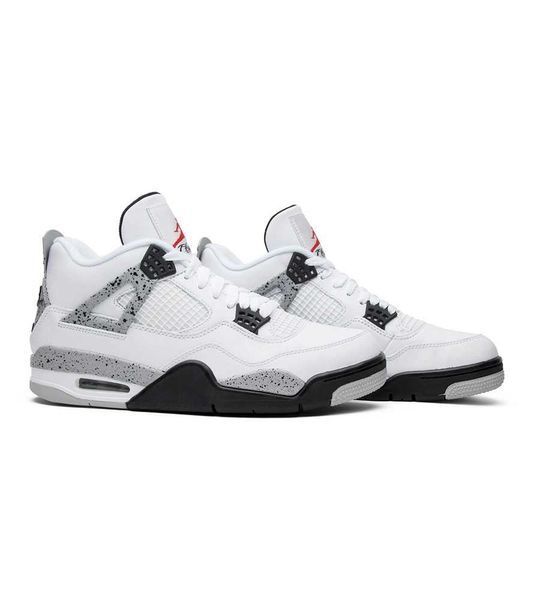 Кросівки Jordan 4 'White Cement' 02329-Сірий-36 фото