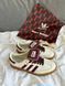 Кросівки Adidas Samba c Wales Bonner White Bordo 15057-Бордовий-36 фото 10