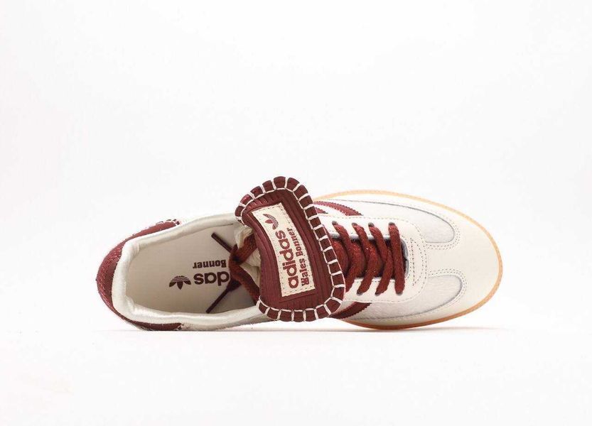 Кросівки Adidas Samba c Wales Bonner White Bordo 15057-Бордовий-36 фото