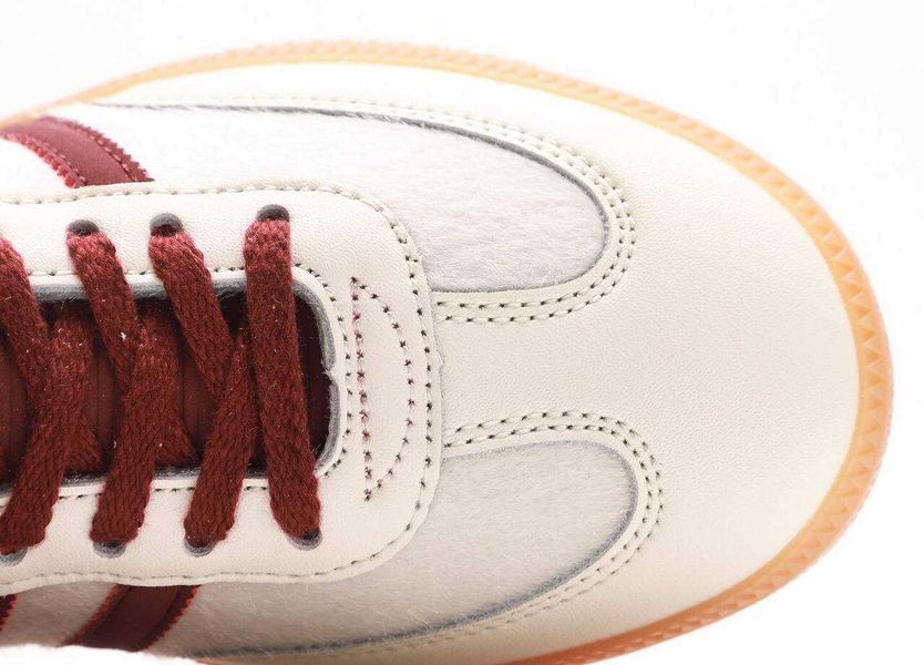 Кросівки Adidas Samba c Wales Bonner White Bordo 15057-Бордовий-36 фото
