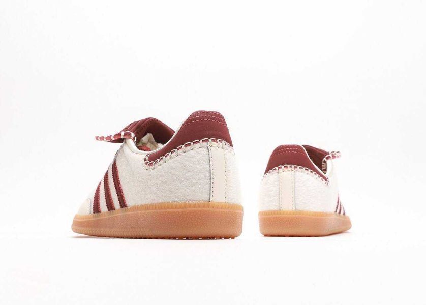 Кросівки Adidas Samba c Wales Bonner White Bordo 15057-Бордовий-36 фото