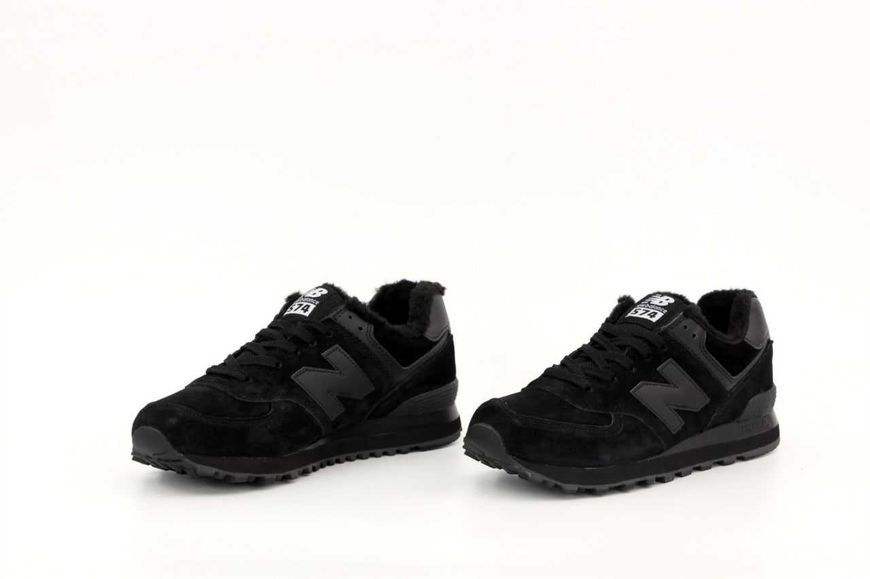 Кросівки New Balance 574 Black Winter (зимові) 03714-Чорний-36 фото