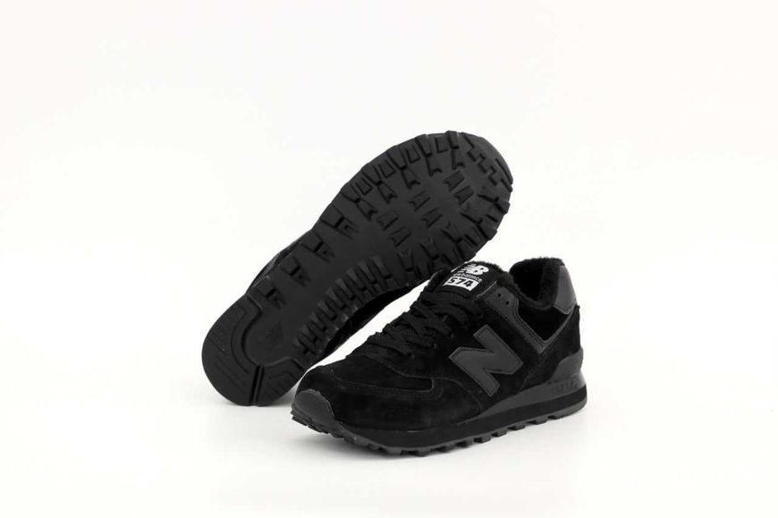 Кросівки New Balance 574 Black Winter (зимові) 03714-Чорний-36 фото
