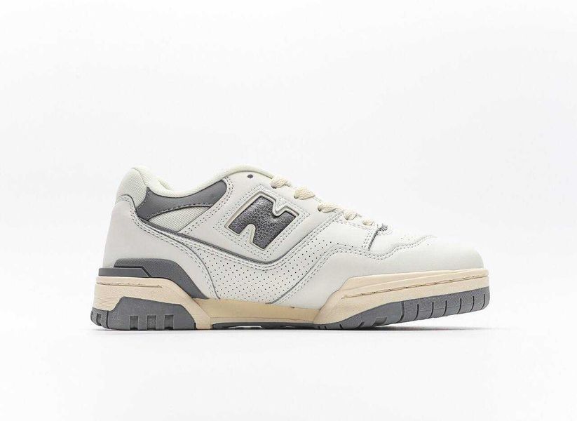 Кросівки NB New Balance 550 Leon Dore White Grey 08095-Сірий-36 фото