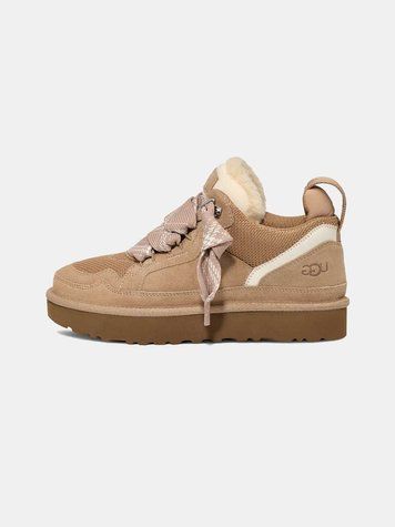 Угги на платформі UGG Lowmell Sneaker Beige 18532-Бежевий-38 фото