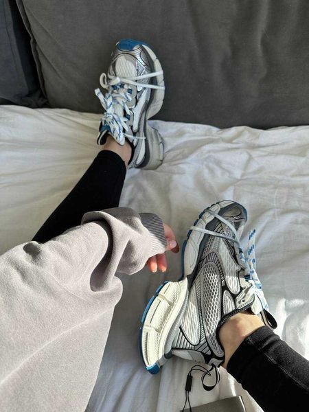 Кросівки Balenciaga 3XL Silver White Blue 16569-Синій-36 фото