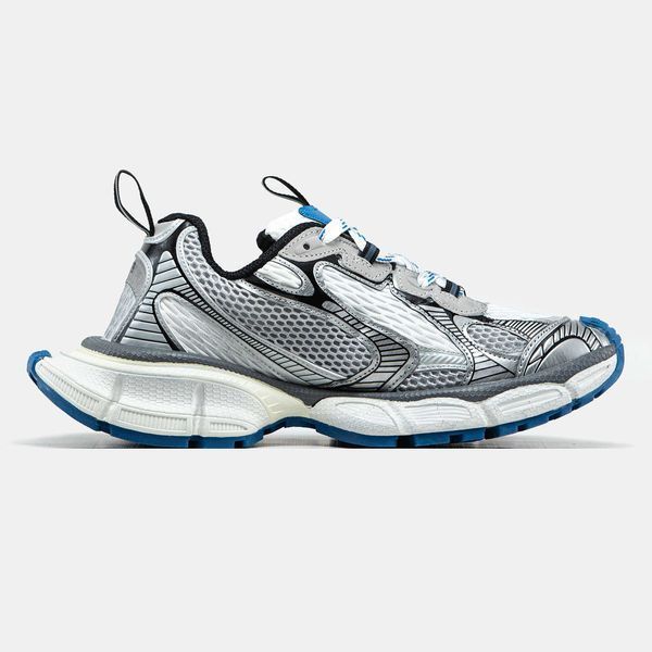 Кросівки Balenciaga 3XL Silver White Blue 16569-Синій-36 фото