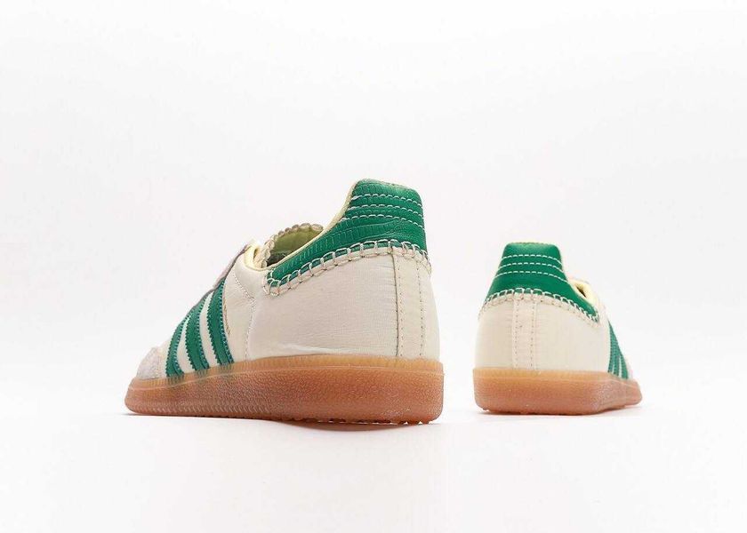 Кросівки Adidas Samba x Wales Bonne Grey Green 12052-Зелений-36 фото