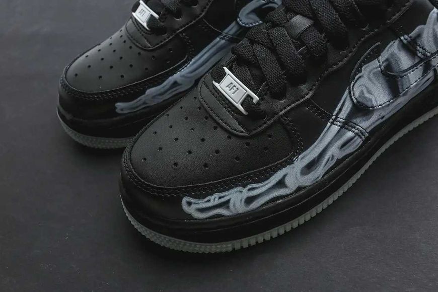 Кросівки Nike Air Force Low Skeleton QS black 00806-Чорний-36 фото
