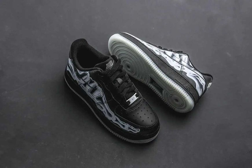 Кросівки Nike Air Force Low Skeleton QS black 00806-Чорний-36 фото