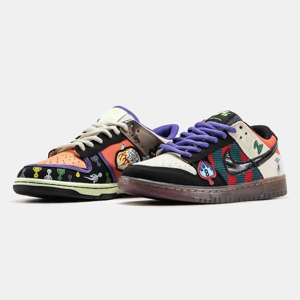 Кросівки Nike SB Dunk Low x Halloween Custom 16099-Мультиколор-40 фото