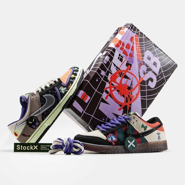 Кросівки Nike SB Dunk Low x Halloween Custom 16099-Мультиколор-40 фото