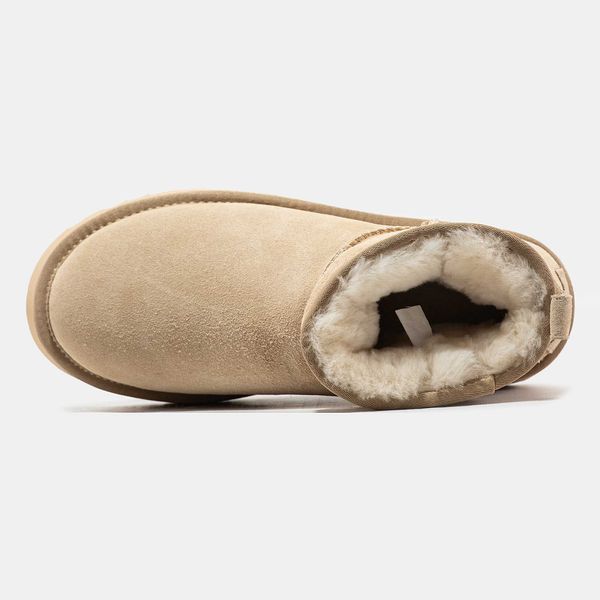 Угги на платформі UGG Ultra Mini Platform Beige 13420-Бежевий-36 фото