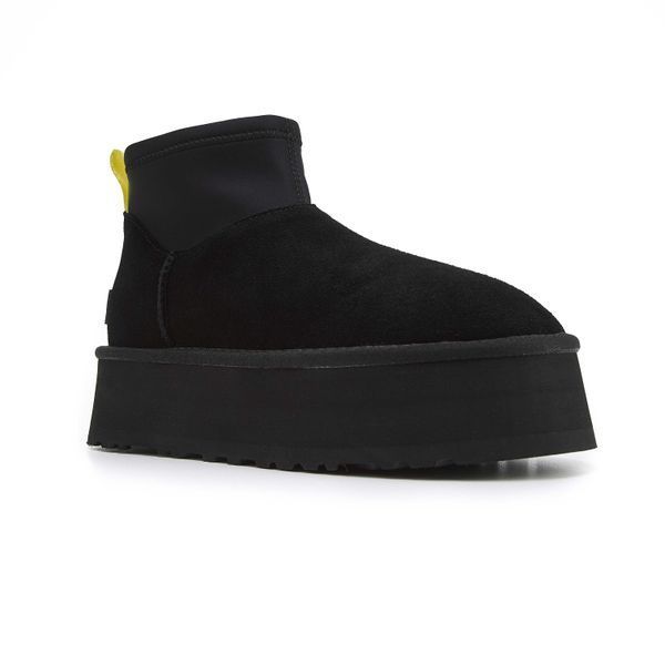 Угги на платформі UGG Classic Mini Dipper Black 18662-Чорний-36 фото
