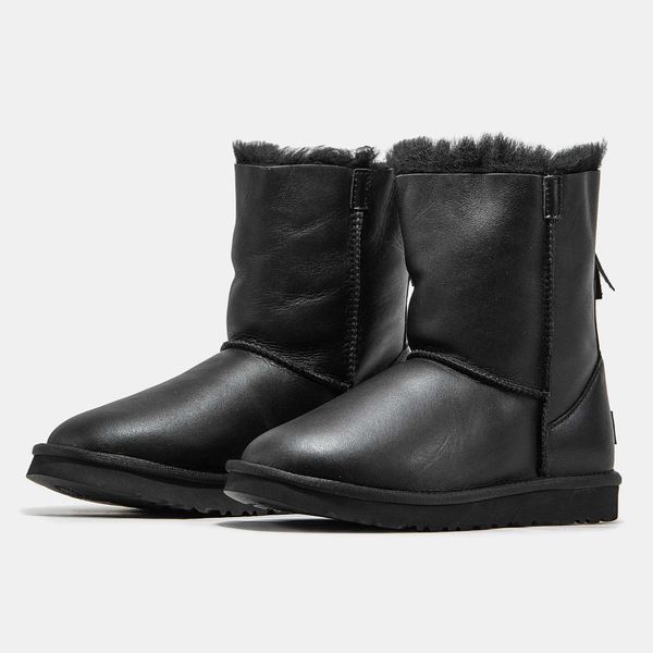 Угги UGG Classic Short Zip Black 05139-Чорний-36 фото