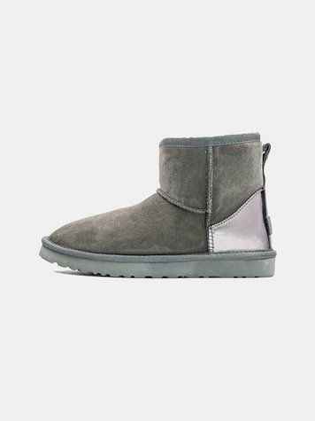Угги UGG Mini Grey Metallic 04956-Темно-сірий-36 фото