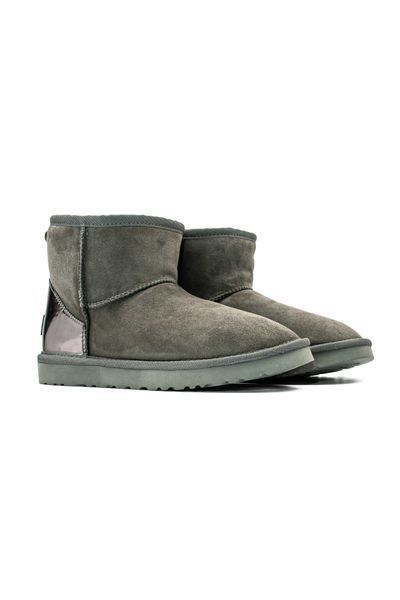 Угги UGG Mini Grey Metallic 04956-Темно-сірий-36 фото