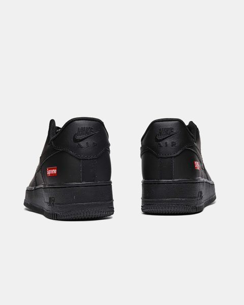 Кросівки Nike Air Force 1 x Supreme Black Red 04725-Чорний-36 фото