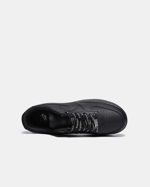 Кросівки Nike Air Force 1 x Supreme Black Red 04725-Чорний-36 фото