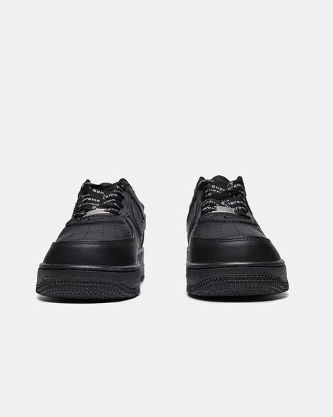 Кросівки Nike Air Force 1 x Supreme Black Red 04725-Чорний-36 фото
