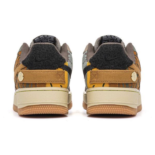 Кросівки Nike Air Force 1 Low x Travis Scott Cactus Jack Blue Brown 02520-Коричневий-36 фото