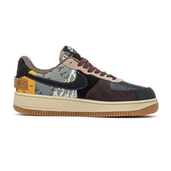 Кросівки Nike Air Force 1 Low x Travis Scott Cactus Jack Blue Brown 02520-Коричневий-36 фото