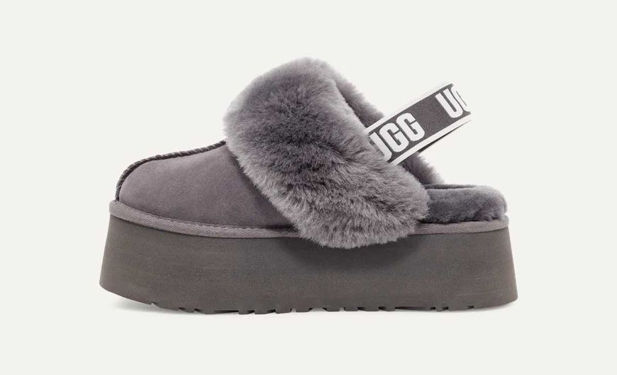 Угги на платформі UGG Funkette Platform Grey 18082-Сірий-36 фото