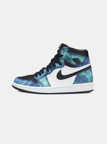 Кросівки Jordan 1 Retro High Tie-Dye 04846-Синій-36 фото