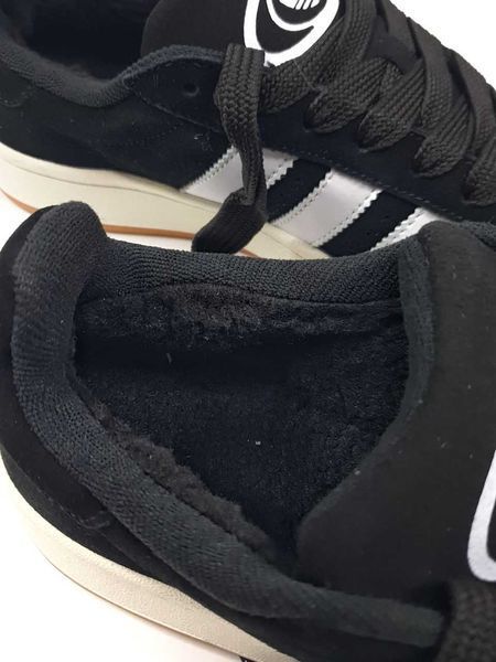 Кросівки Adidas Campus Black White Winter Fur(зимові) 13950-Чорний-44 фото