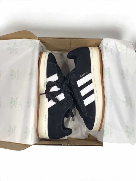 Кросівки Adidas Campus Black White Winter Fur(зимові) 13950-Чорний-44 фото