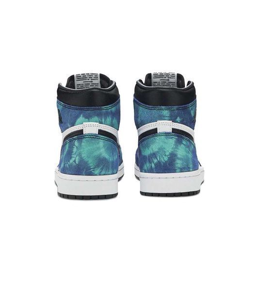 Кросівки Jordan 1 Retro High Tie-Dye 04846-Синій-36 фото