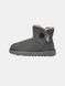 Угги UGG Mini Button Grey 04173-Темно-сірий-36 фото 1