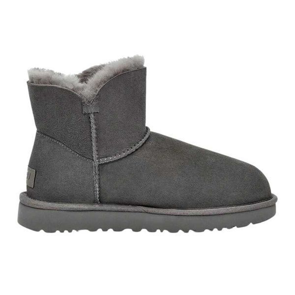 Угги UGG Mini Button Grey 04173-Темно-сірий-36 фото