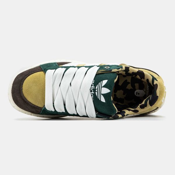 Кросівки Adidas LWST x Bape Beige Green White Brown 17758-Жовтий-42 фото