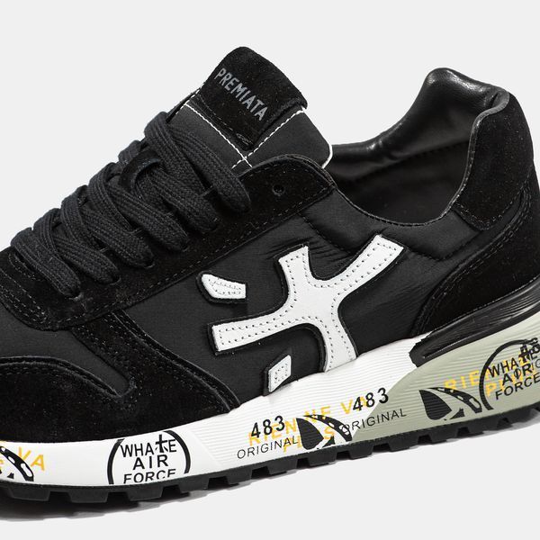 Кросівки Premiata Mick Black White 14509-Чорний-40 фото