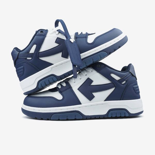 Off-White Out of Office Tops Dark Blue White 22374-Синій-36 фото