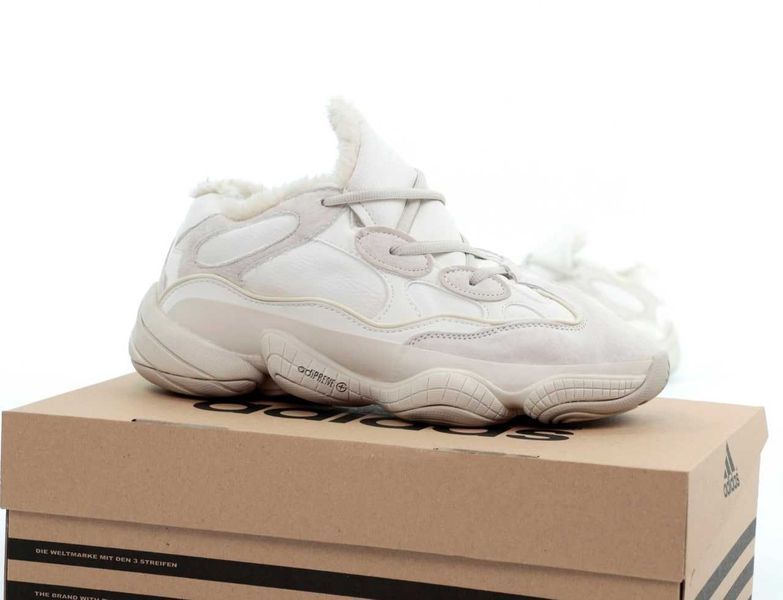 Кросівки Adidas Yeezy Boost 500 Blush Winter Fur(зимові) 09644-Молочний-37 фото