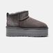 Угги на платформі UGG Ultra Mini Platform Grey 13790-Сірий-36 фото 2