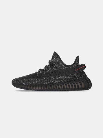 Кросівки Adidas Yeezy Boost 350 V2 Black Static 00561-Чорний-36 фото