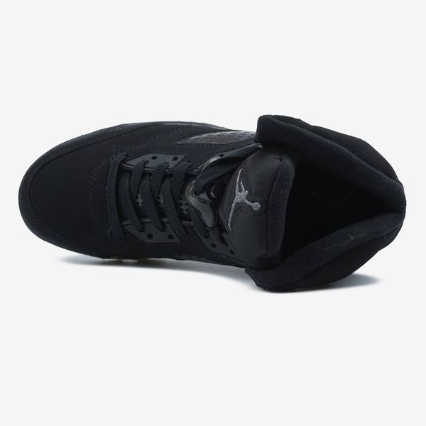 Nike Air Jordan 5 Black Dark Brown Gum 22938-Чорний-41 фото