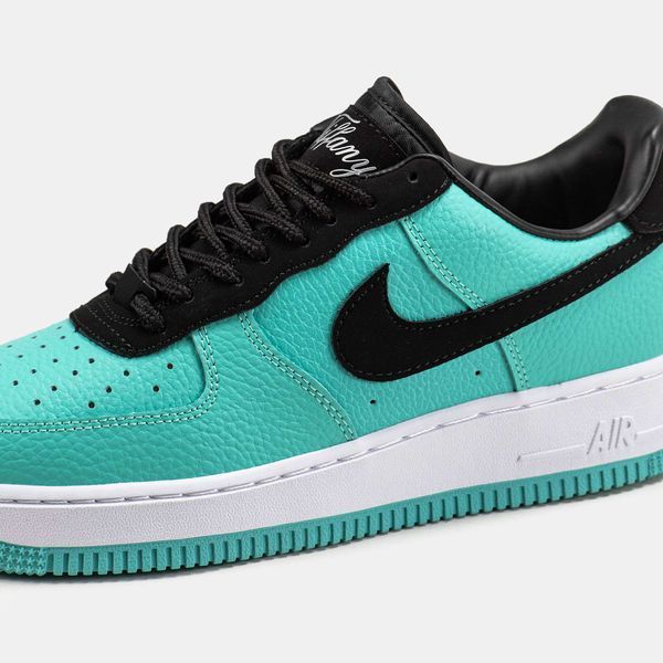 Кросівки Nike Air Force 1 Low Tiffany & Co 11732-Блакитний-37 фото