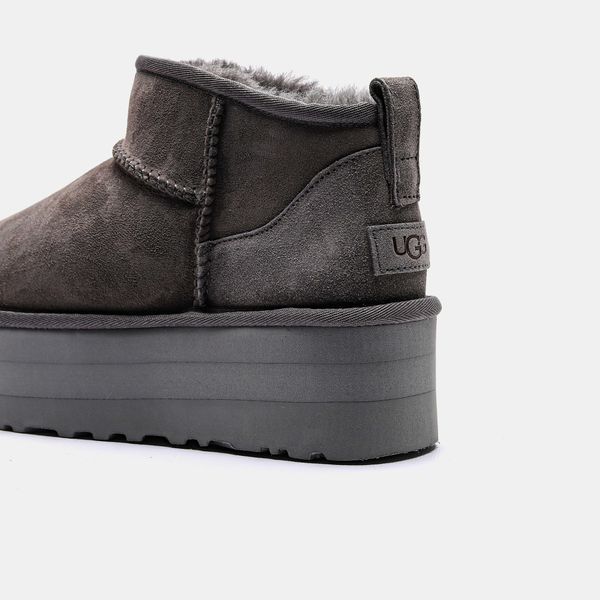 Угги на платформі UGG Ultra Mini Platform Grey 13790-Сірий-37 фото