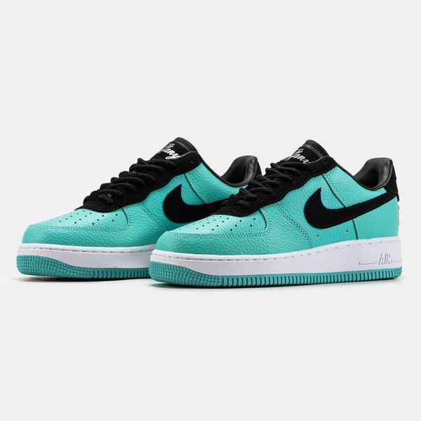 Кросівки Nike Air Force 1 Low Tiffany & Co 11732-Блакитний-37 фото