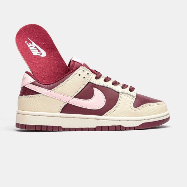 Кросівки Nike SB Dunk Low PRM Valentine's Day 11418-Бордовий-36 фото