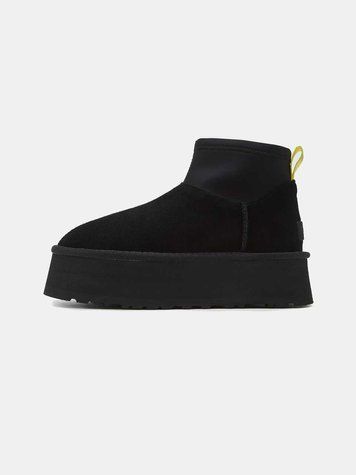 Угги на платформі UGG Classic Mini Dipper Black 18662-Чорний-40 фото