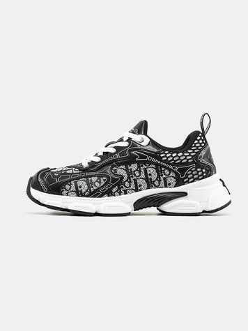 Кросівки Dior Chrono Sneaker Black Grey 21777-Чорний-36 фото